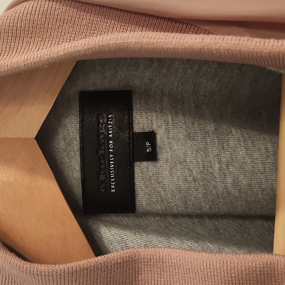 Mackage x Aritzia Cara Light Pink Bomber Jacket - Picture 3 of 7